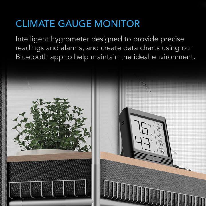 AC Infinity CLOUDCOM B1 Smart Thermo-Hygromètre avec Data App 12&