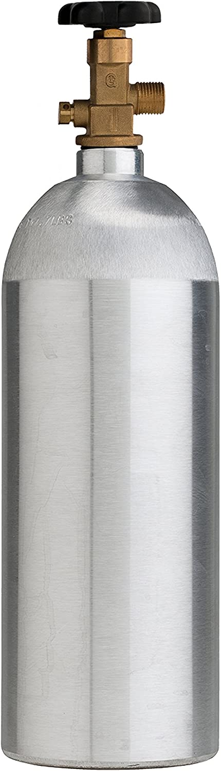 CO2 Aluminum Cylinder with CGA 320 Valve 5 lb