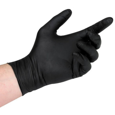 Diamond Gloves IF51 gant noir en nitrile sans poudre 5 mil – Boite 1000
