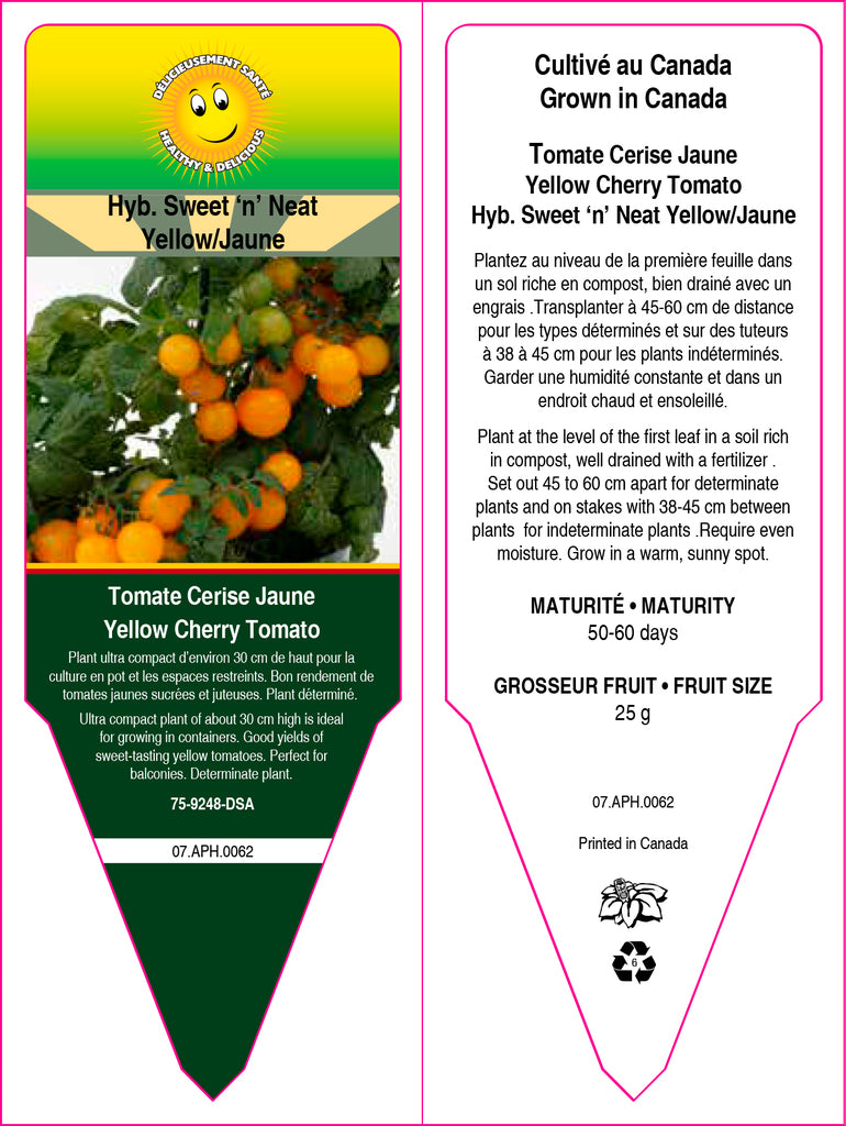 Semences - Tomate à petits fruits Sweet&