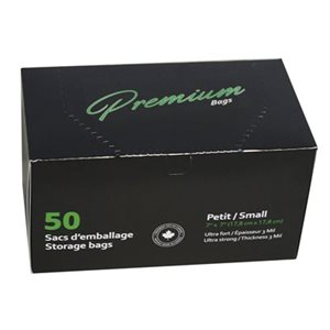 Sacs Premium Petit Double Zip 7 in x 7 in (50 / Cs)