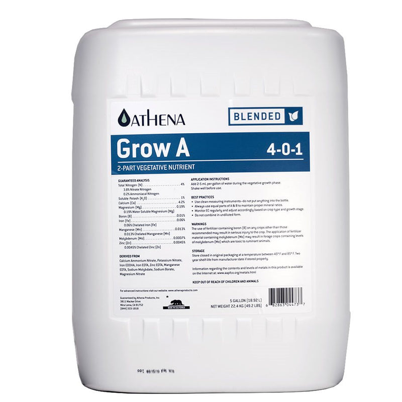 Athena Grow Base Liquid Nutrients