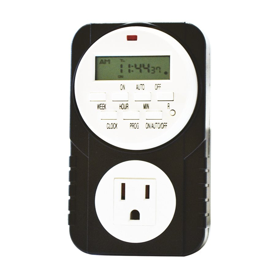 Minuterie numérique hebdomadaire Timemaster 8 ON / OFF Max 15A