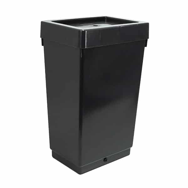 Autopot 47ltr réservoir noir percé avec 9mm Grommet et couvercle