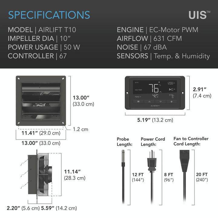 AC Infinity - Ventilateur d&
