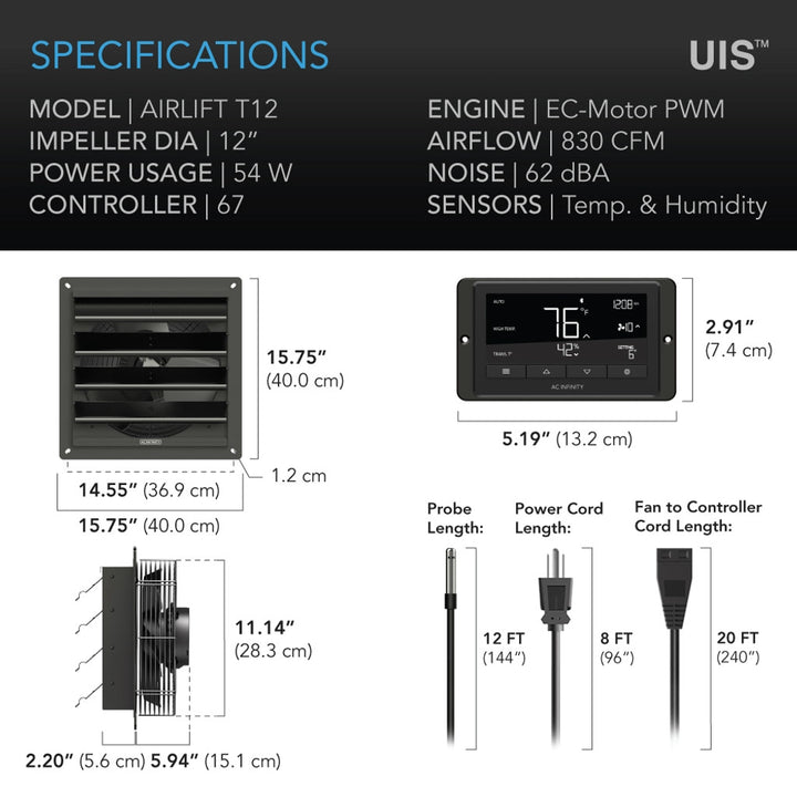 AC Infinity - Ventilateur d&