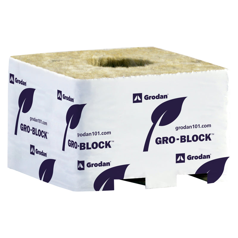 GRODAN GRO-BLOCK AMÉLIORÉ DELTA 4X4X4&