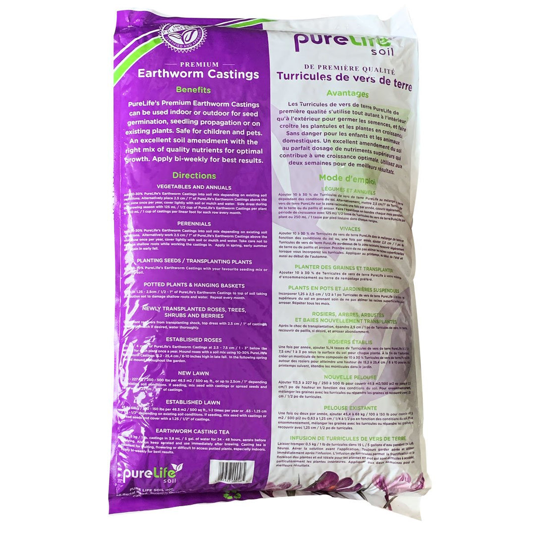 Pure Life Soil Earthworm Castings 20L