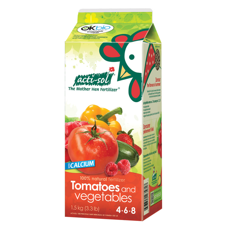Acti-Sol - Tomatoes and vegetables organic fertilizer 4-6-8 1.5 Kg