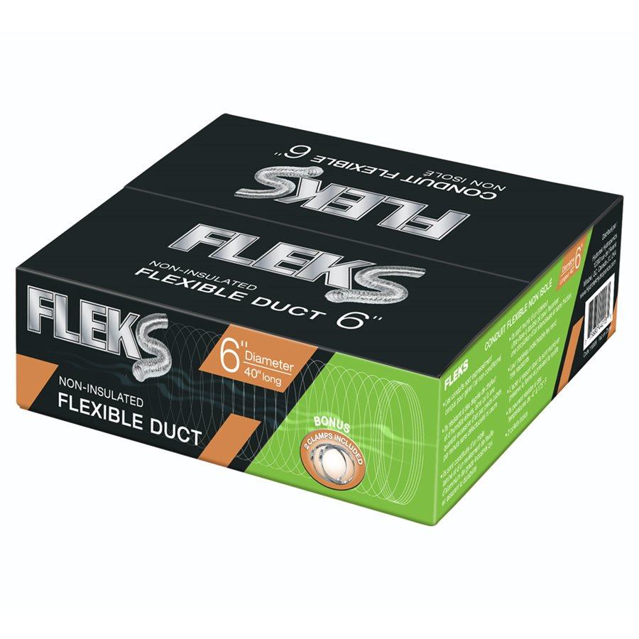 Conduit Fleks de 1 mètre avec 2 colliers de serrage