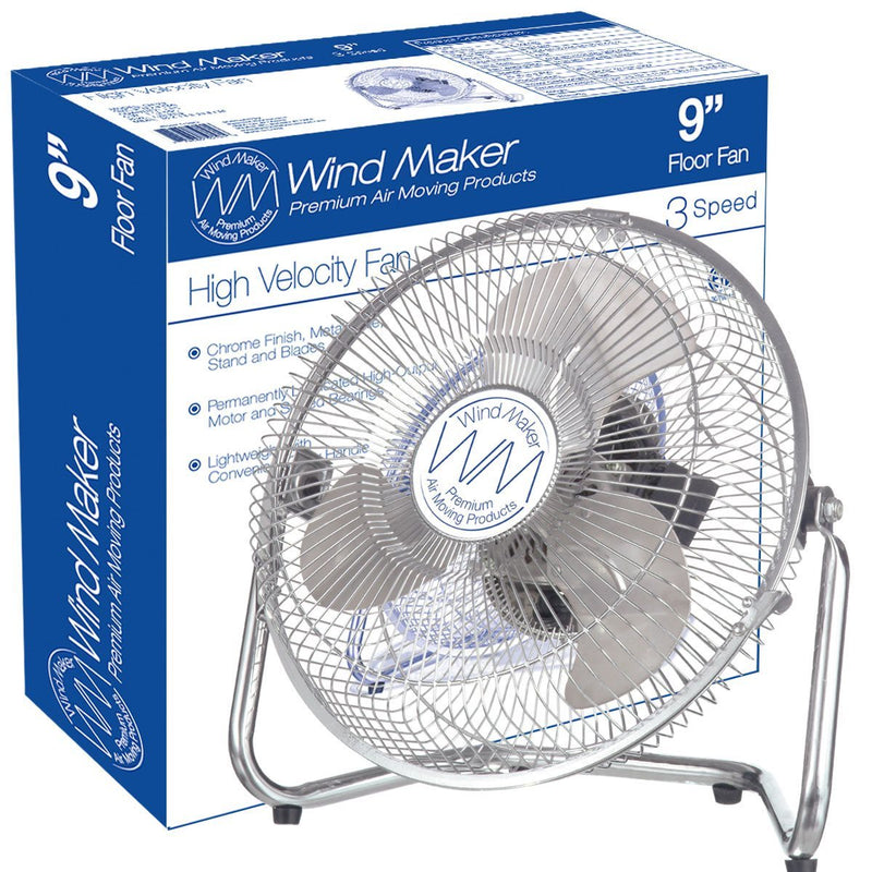 Ventilateur de plancher WindMaker 9" 120V 60W